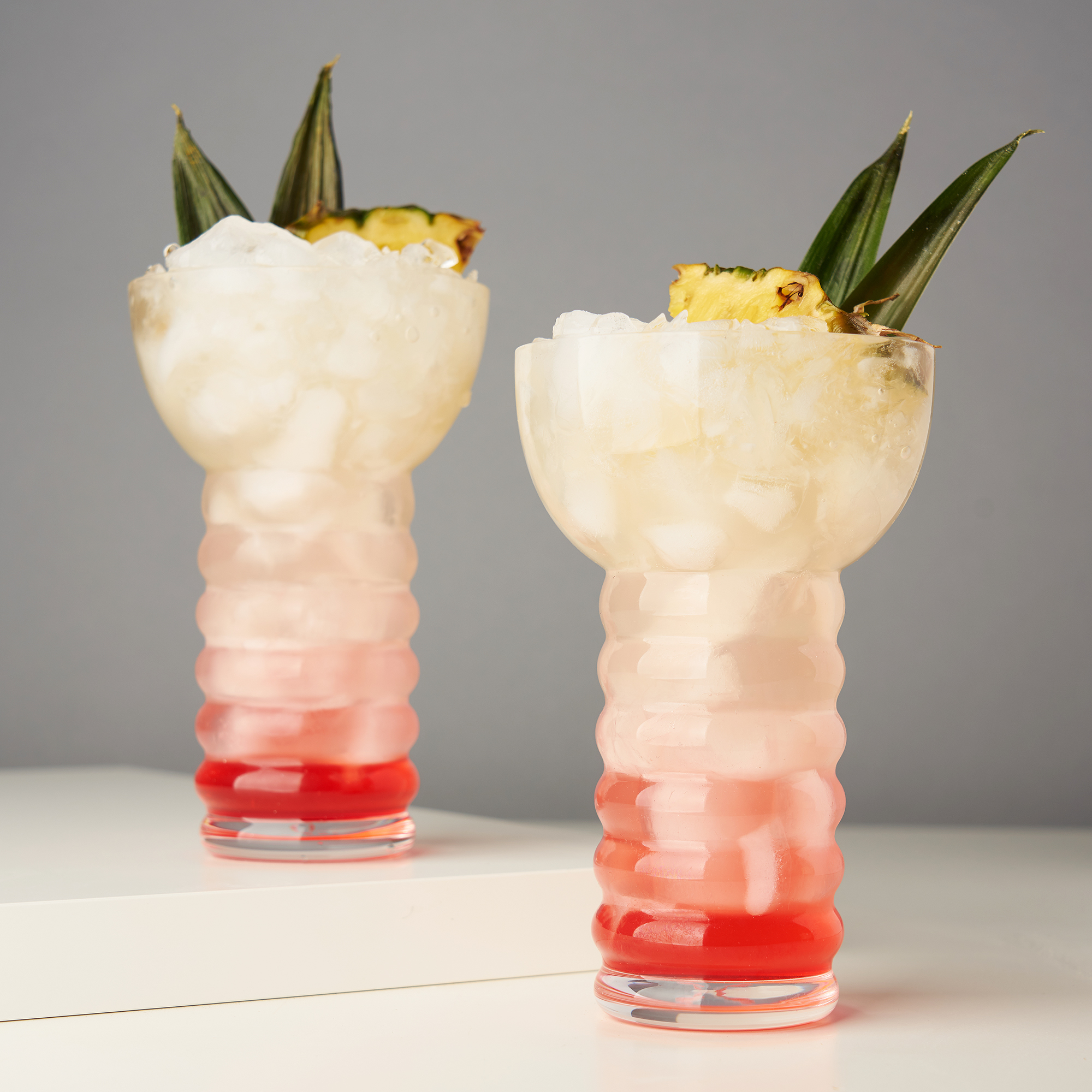 Viski® Crystal Pearl Diver Glass, set of 2 1