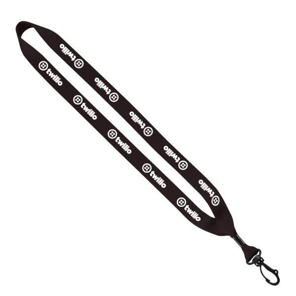 3/4" Polyester Lanyard with Swivel Snap Hook 29