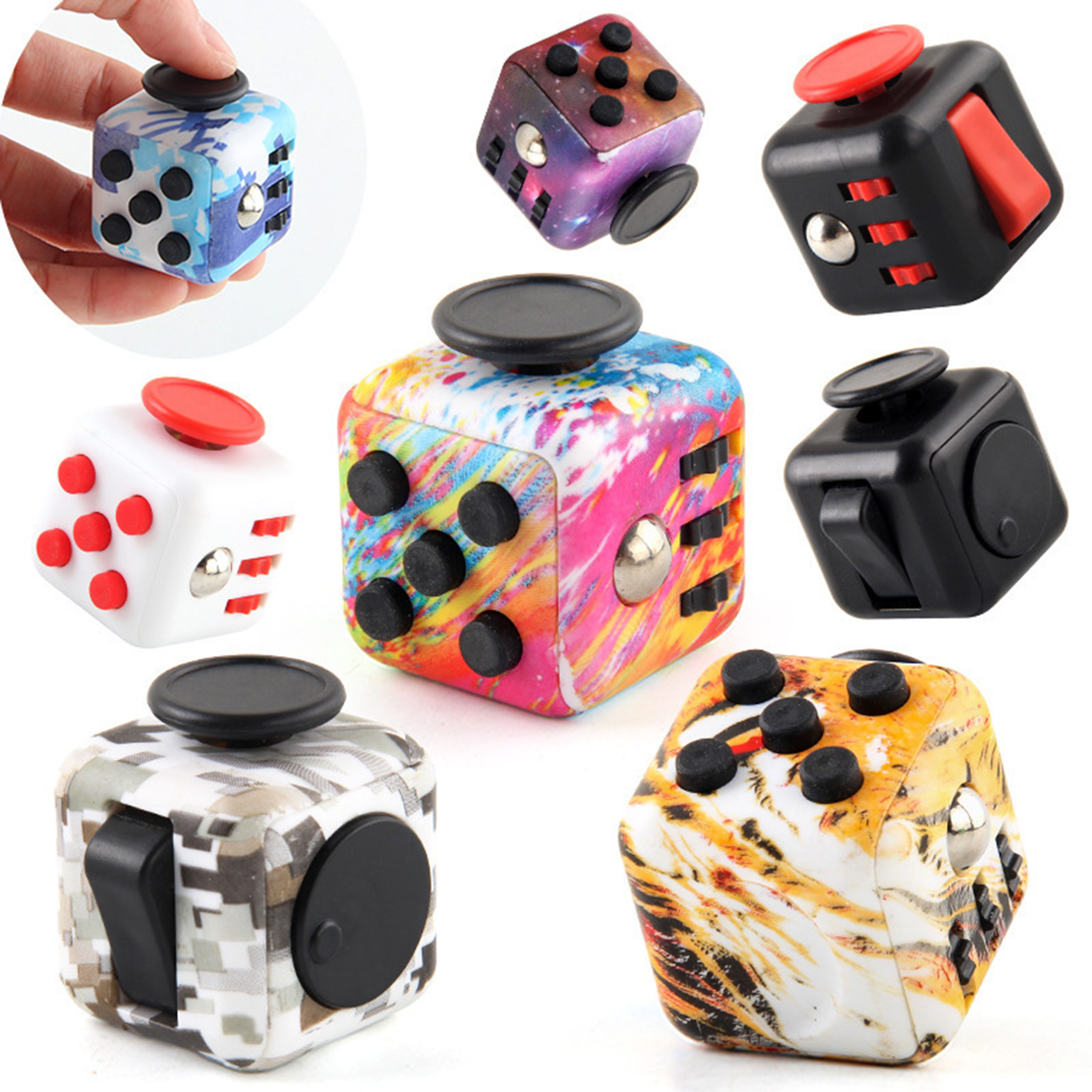 Fidget Cube Stress Anxiety Pressure Relieving Toy 3