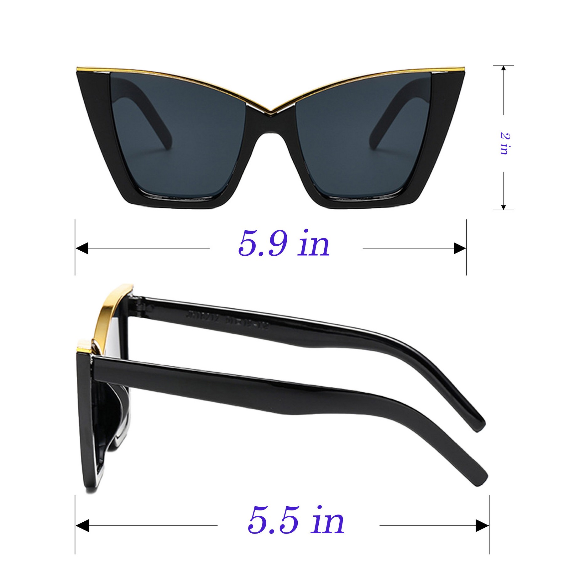 Retro Polarized UV400 Protective Women Sunglasses 8
