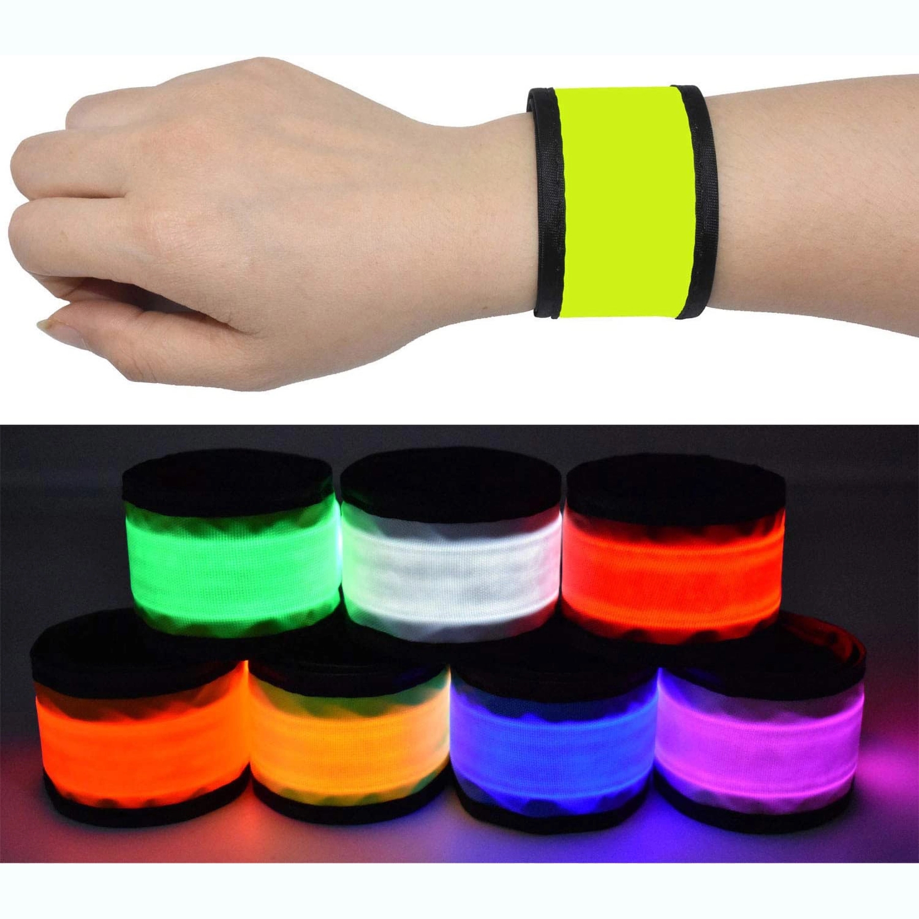 LED Sports Slap Wrist Strap Bands 11