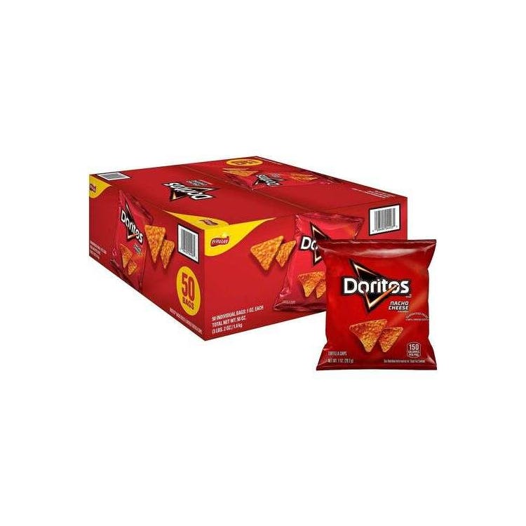 Doritos Nacho Cheese Chips - 50 Pack 1
