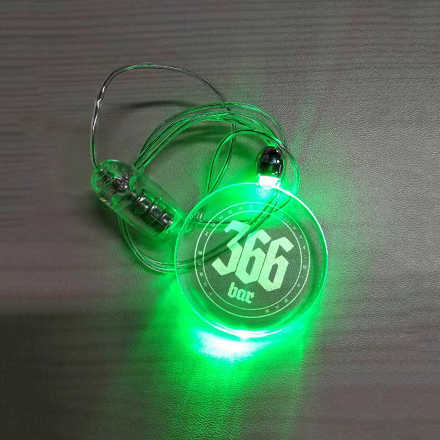 Party Toy Jewelry LED Purple Medallion Necklace 5