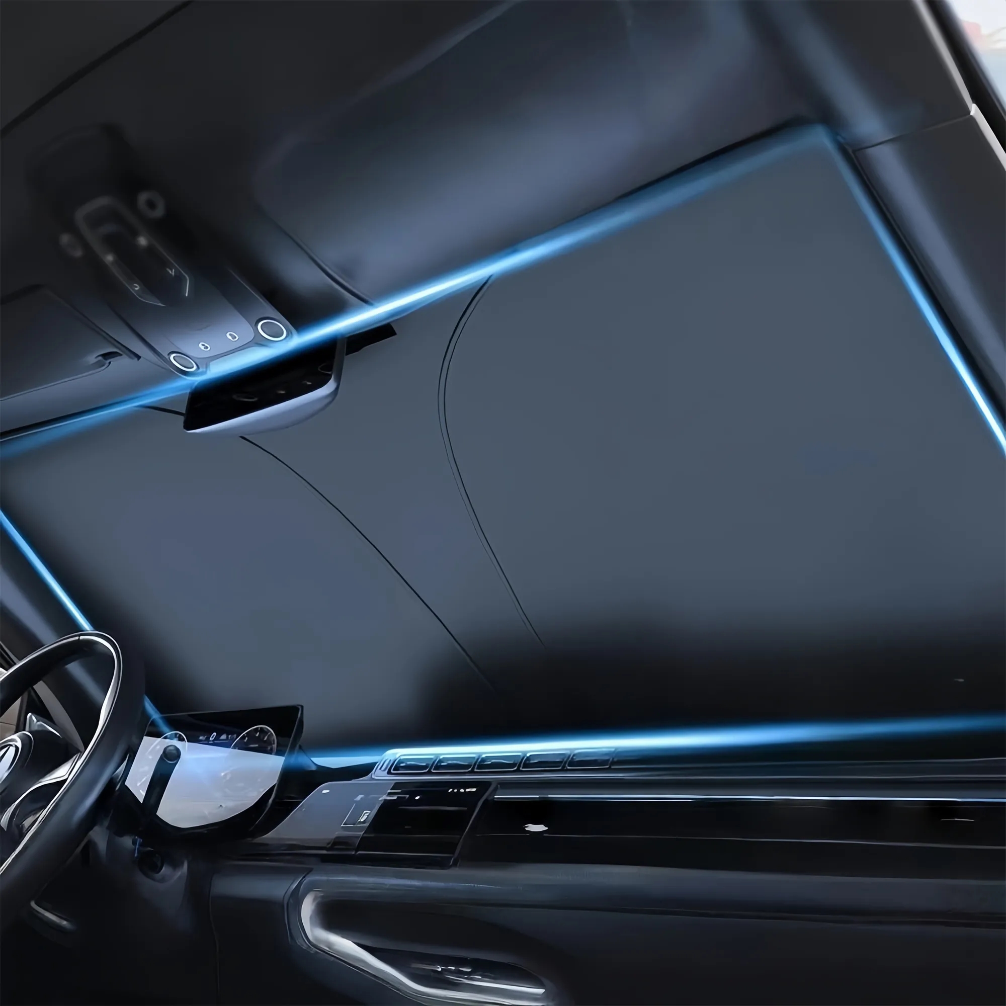 Car Front Windshield Sunshade And Heat Insulation Panel 4