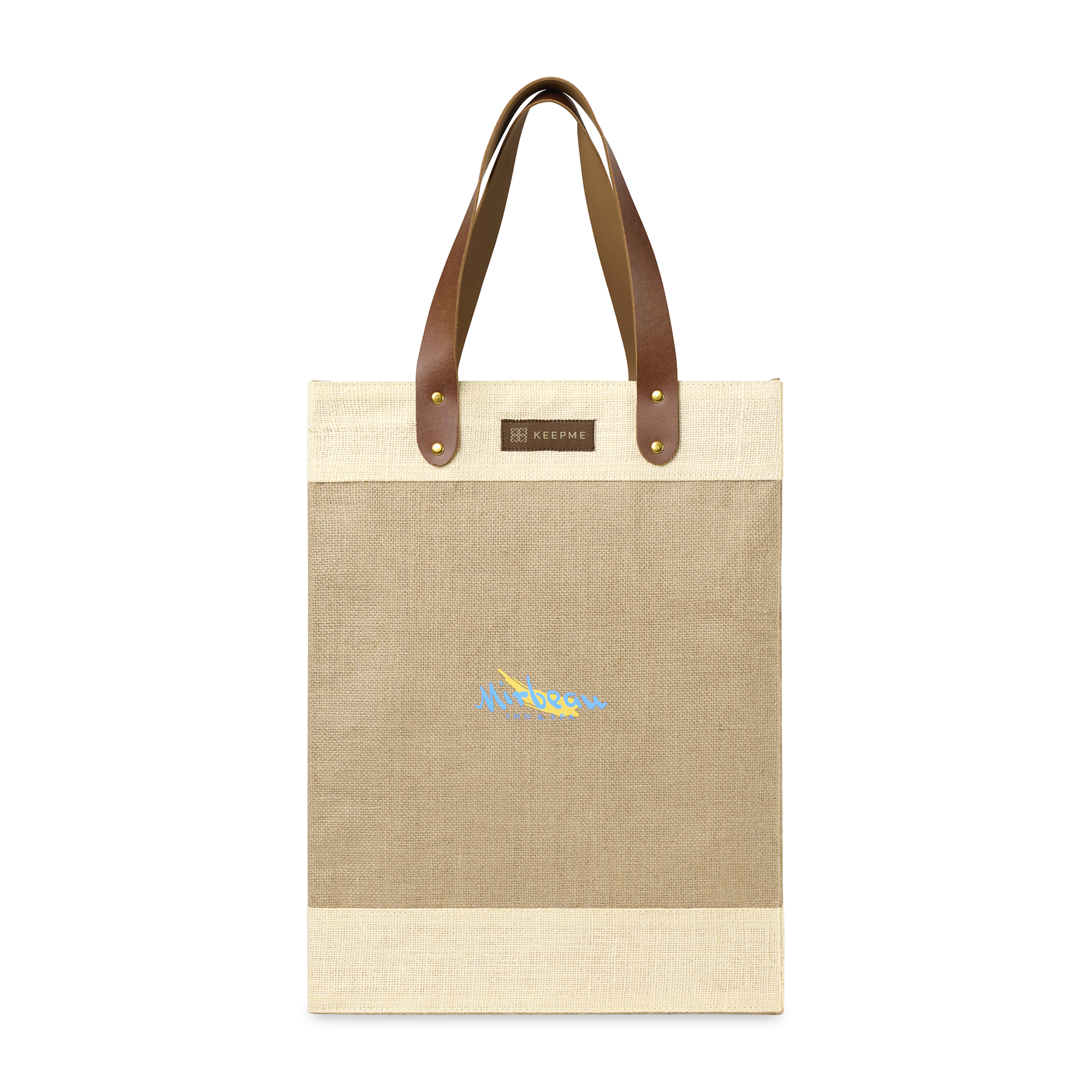 Out of the Woods® Jute Tall Tote, custom tote bag with logo imprint 23