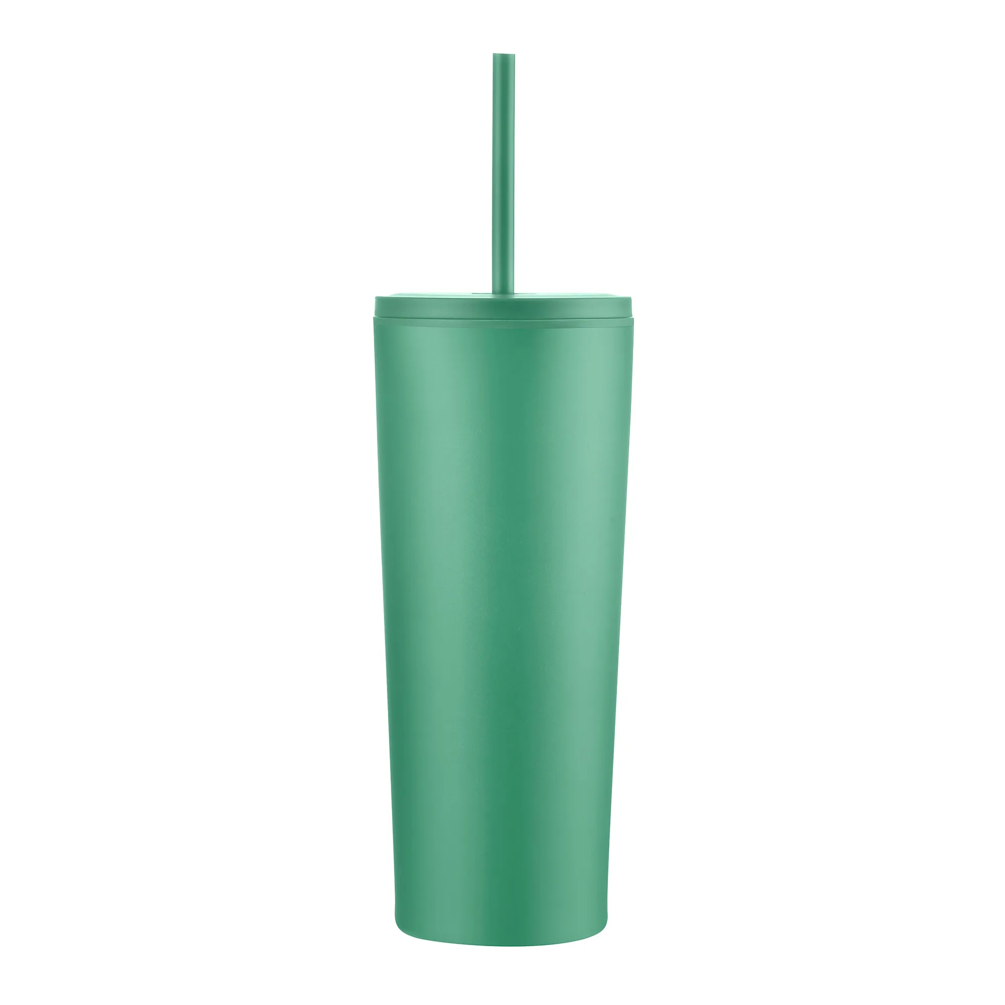 24oz. Double Wall SS / PP Mug with Straw 24