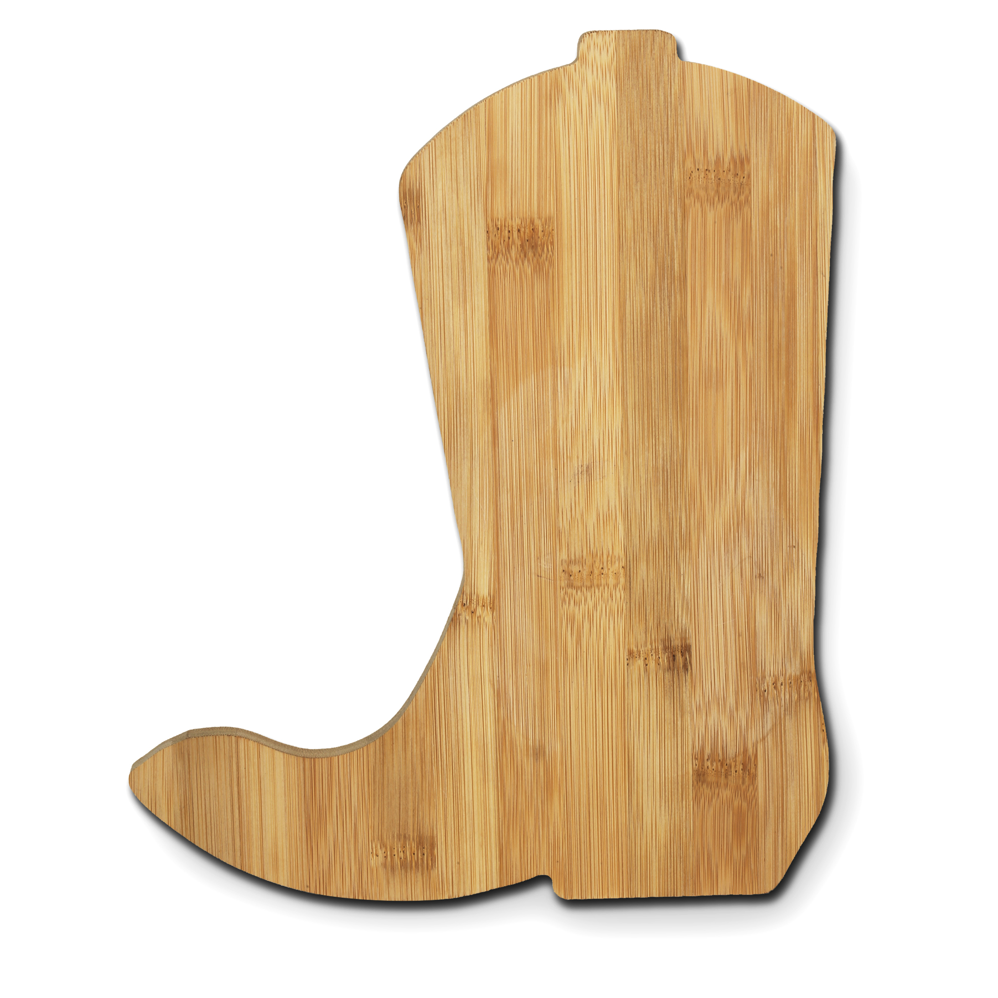 Cowboy Boot Shape Bamboo Cutting Board 4