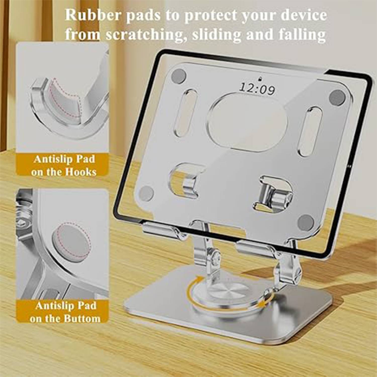 Tablet Stand W/ 360 Degree Rotating Base 5