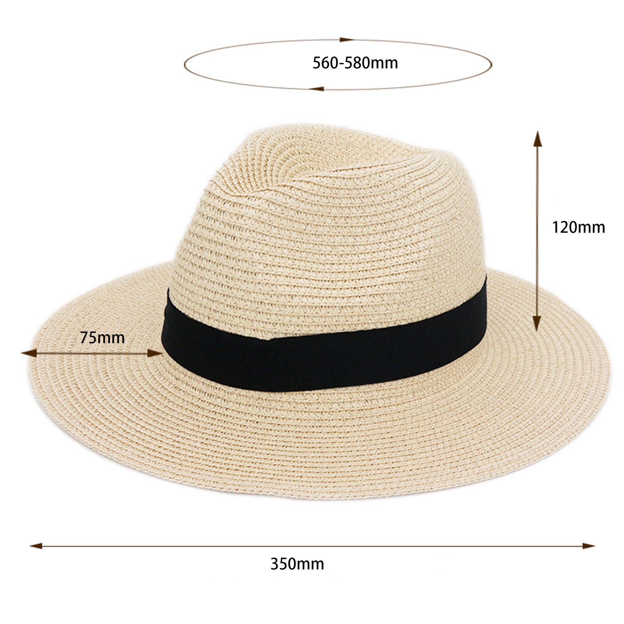 Summer Sun Protection Straw Hat 8