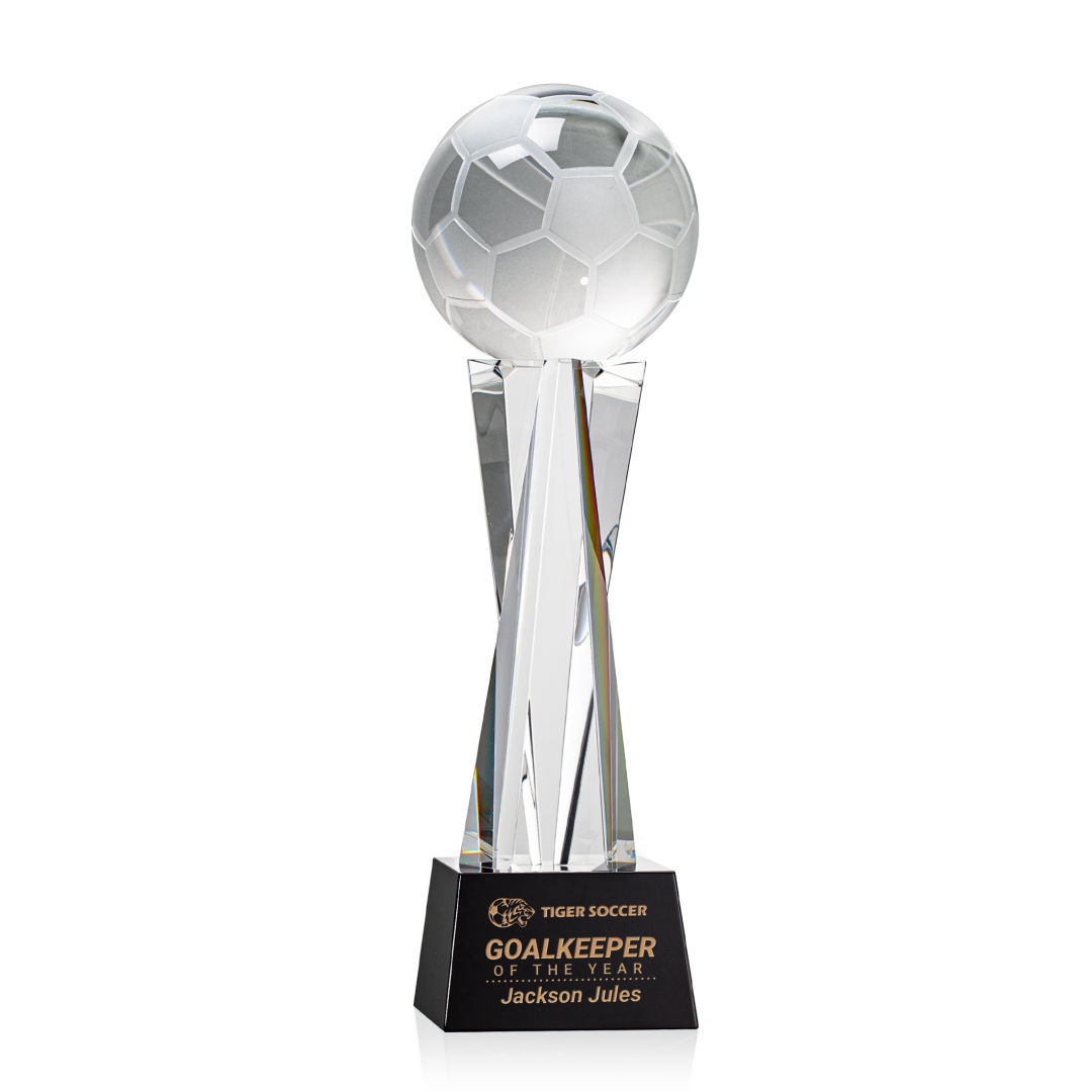 Soccer Ball Award on Grafton Base - Black 9