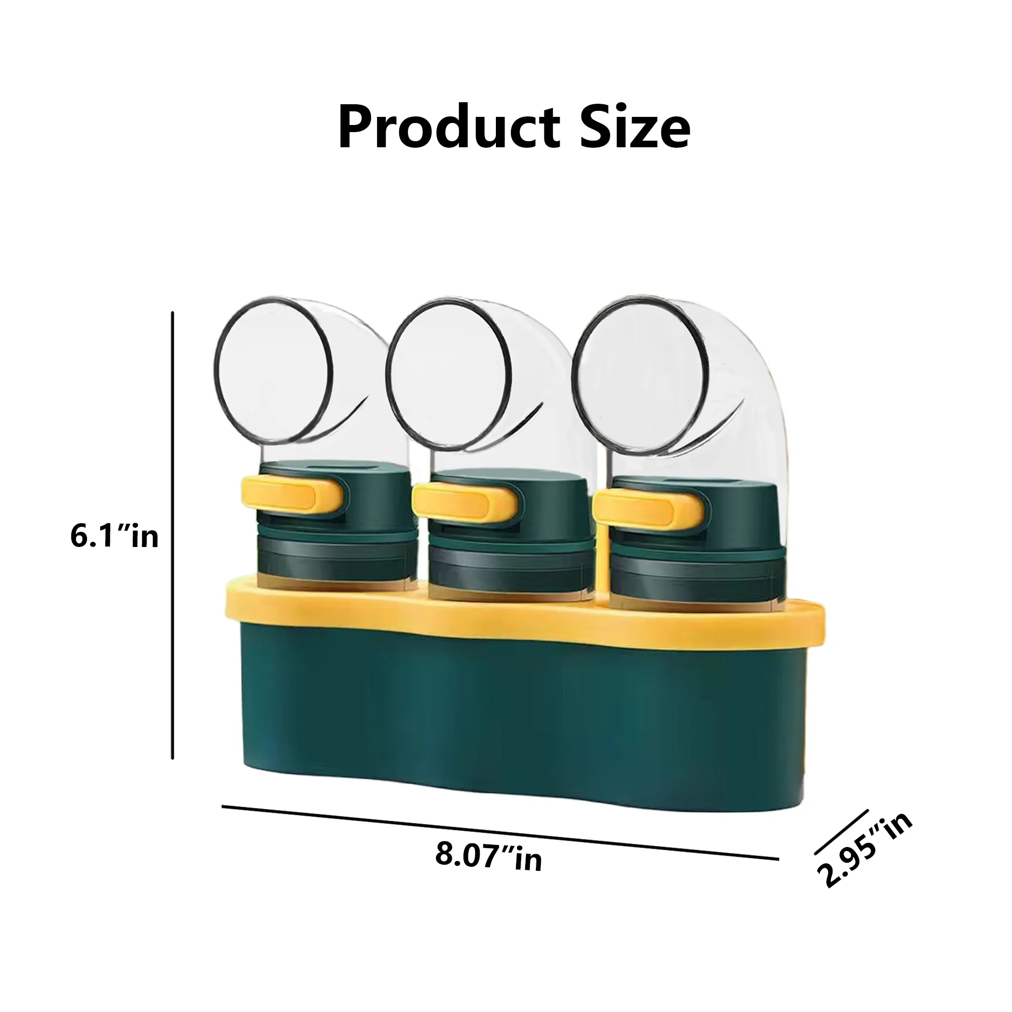 3 Packs Quantitative Seasoning Container 5