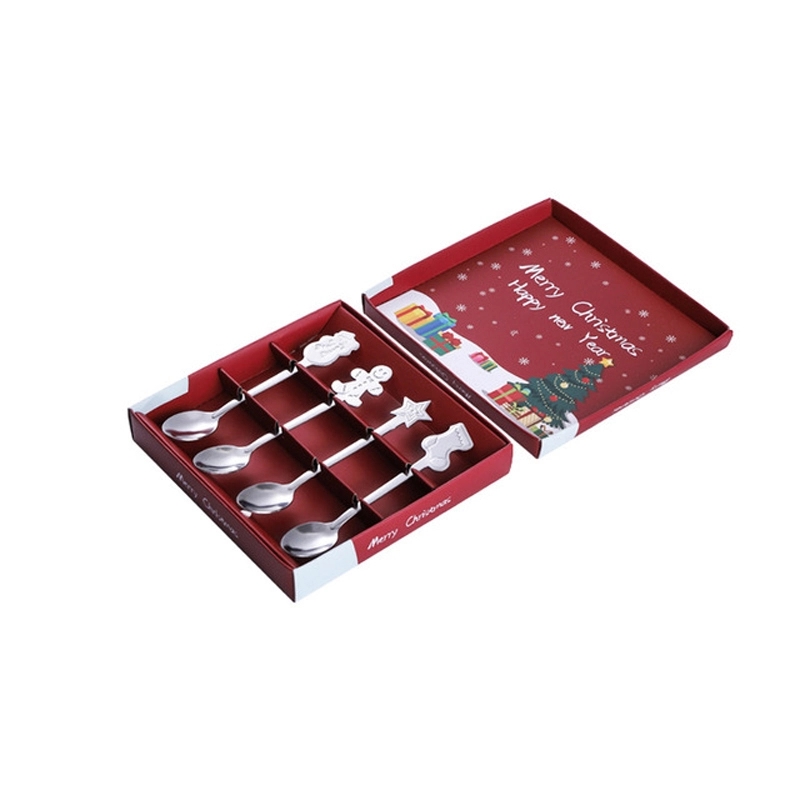Christmas Stainless Steel Coffee Spoons Set 3