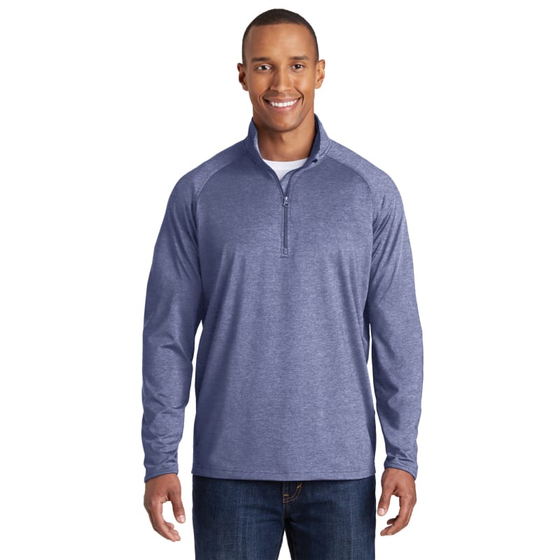 Sport-Tek Tall Sport-Wick Stretch 1/4-Zip Pullover. 3