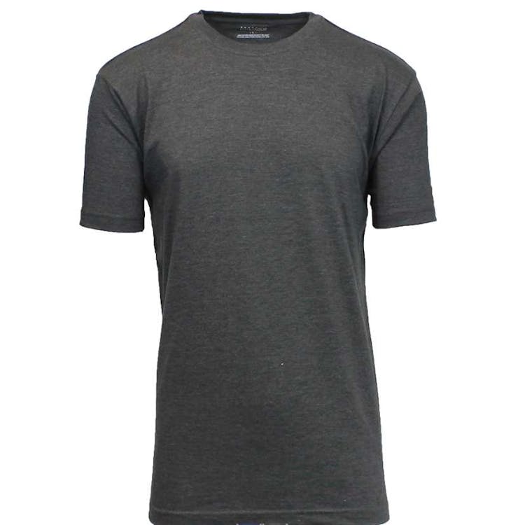 Men's Crew Neck Tees - Charcoal Large 1
