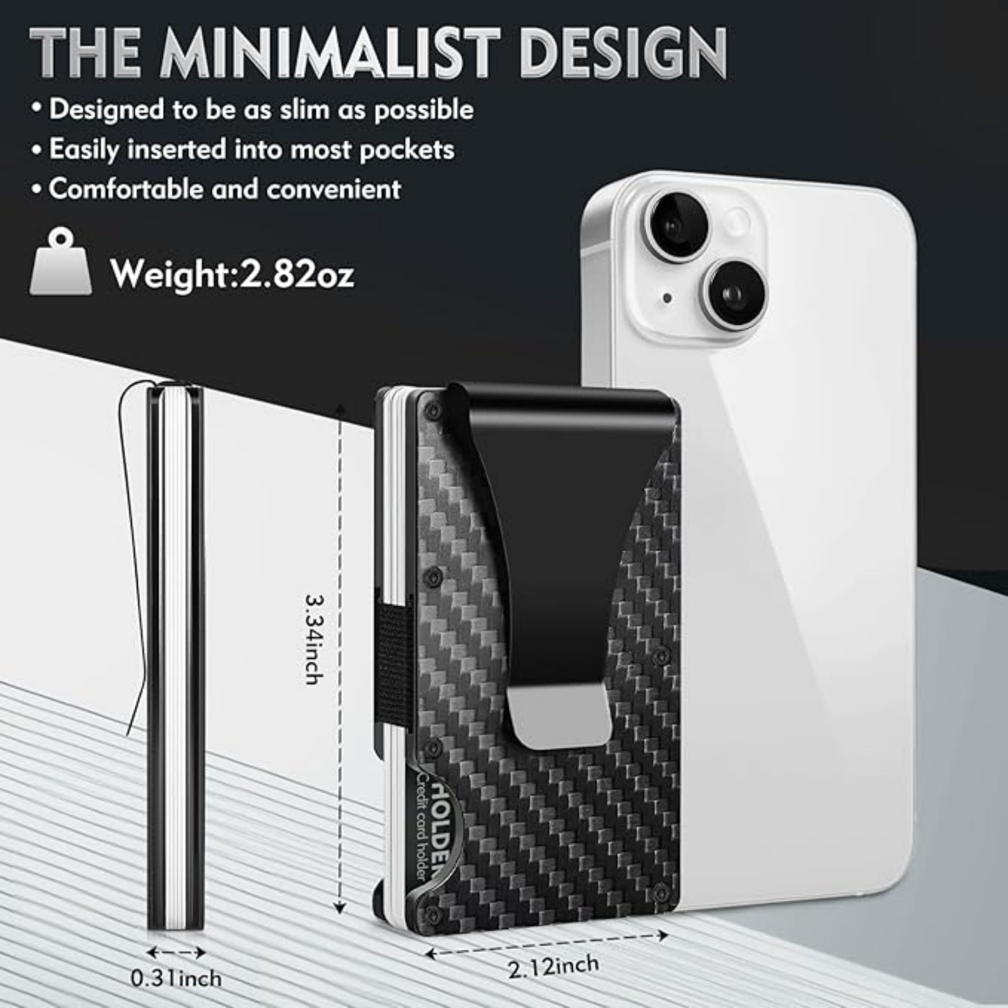 Minimalist Wallet For Men With Money Clip 5