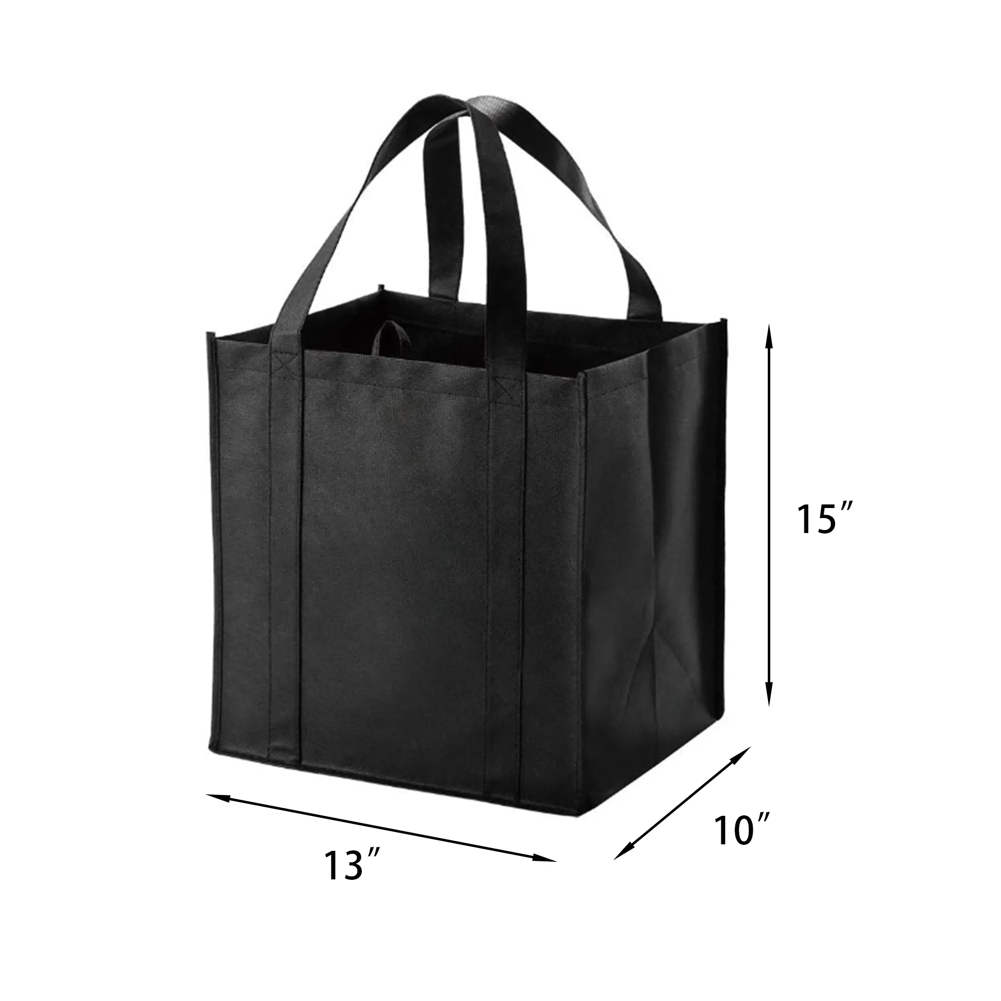MOQ50 Custom Non Woven Reusable Shopping Bag 2
