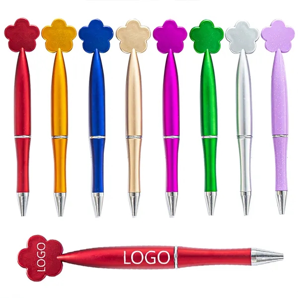 Branded flower shaped top pen 3