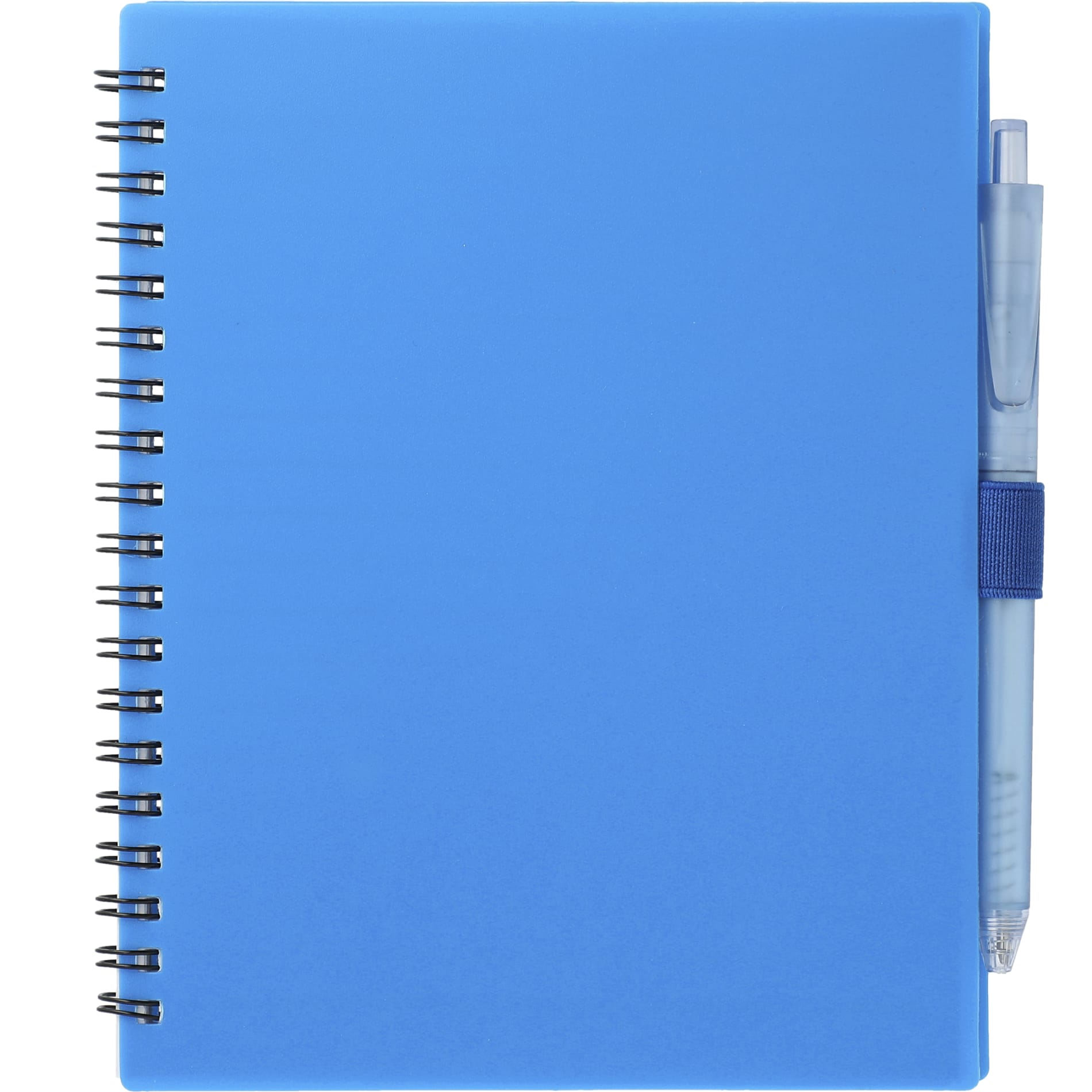 FSC® Recycled 5.5” x 7” Spiral Notebook w/ RPET Pe 245
