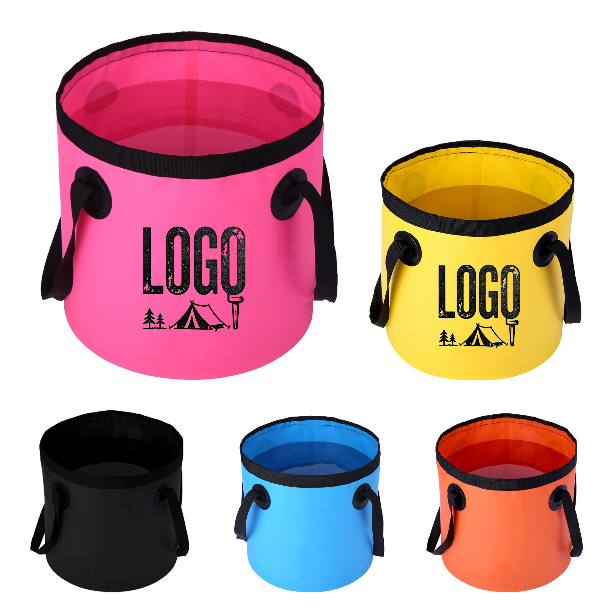 Large Capacity Portable Outdoor Foldable Bucket 4
