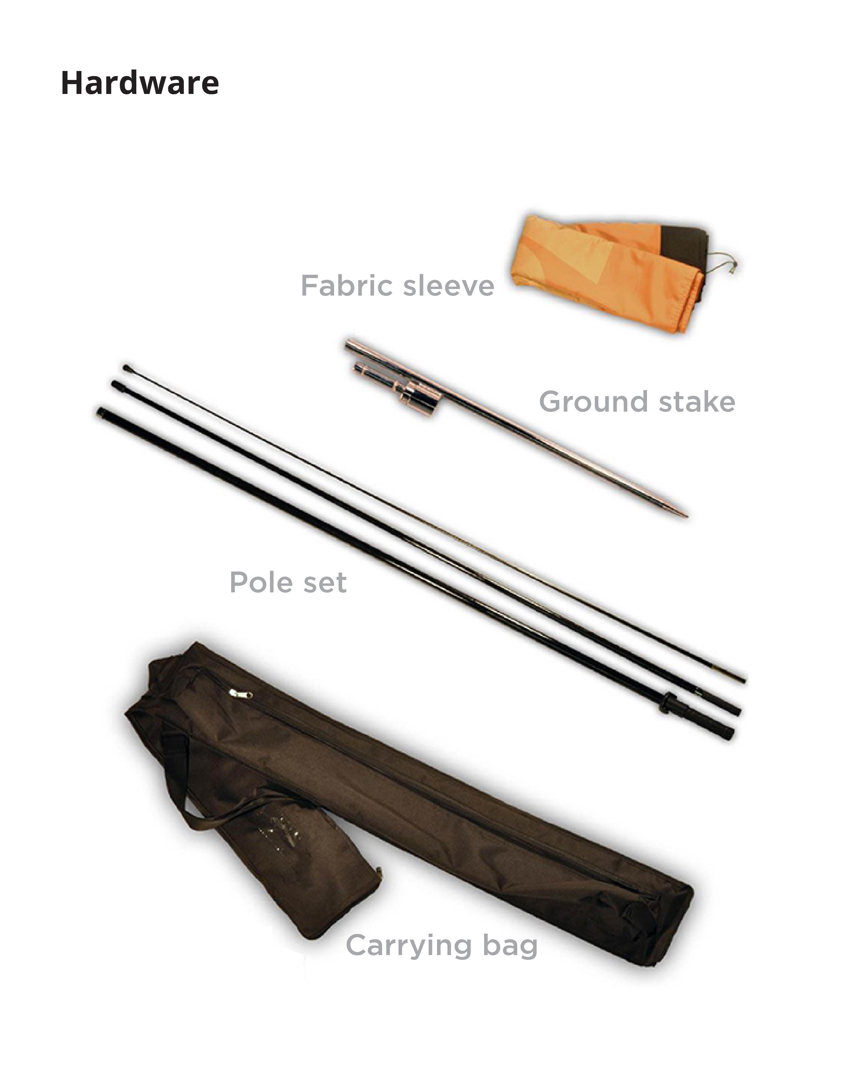 Flying Flag Banner Double Sided Kit (11ft) 5