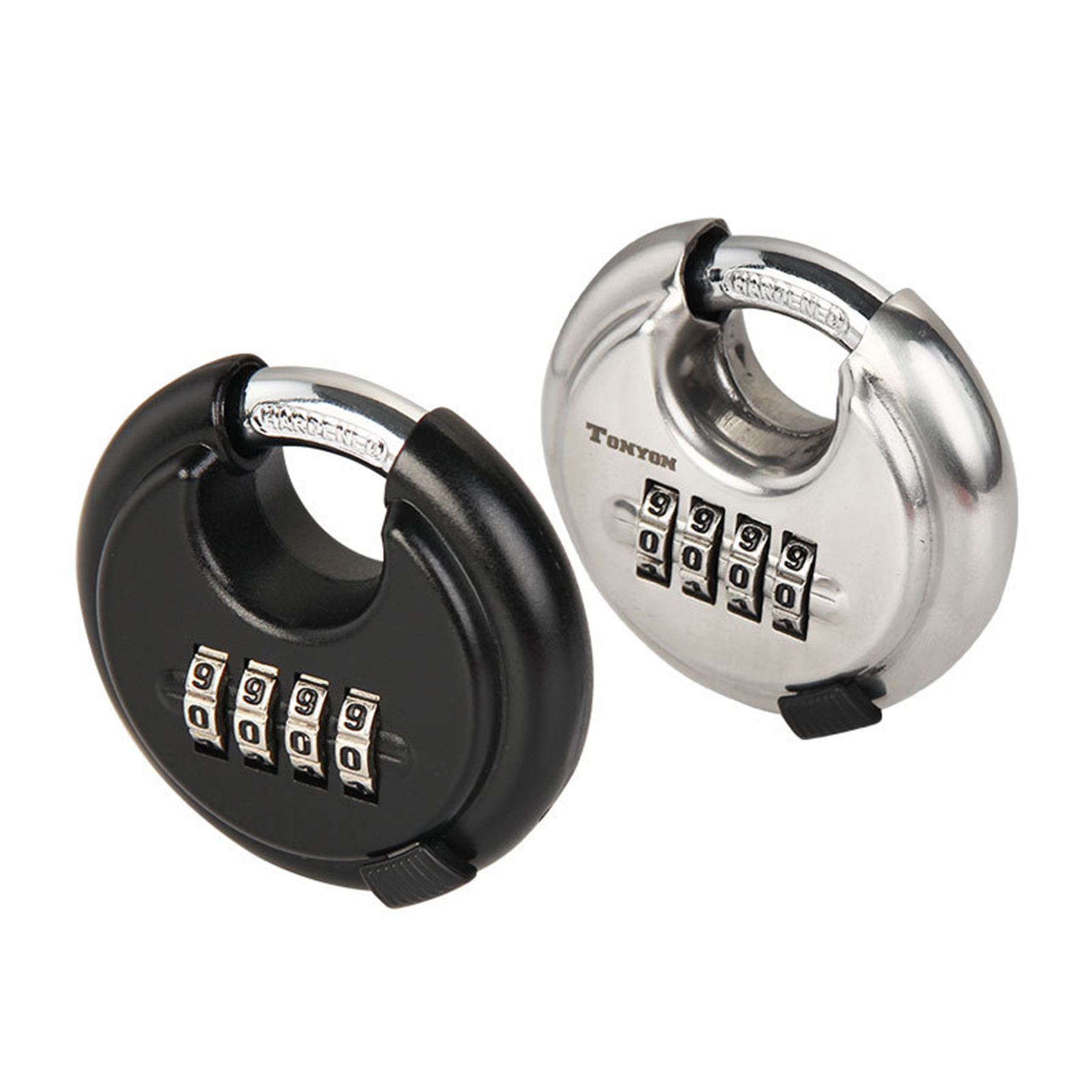 Weatherproof Steel Combination Disc Padlock 1