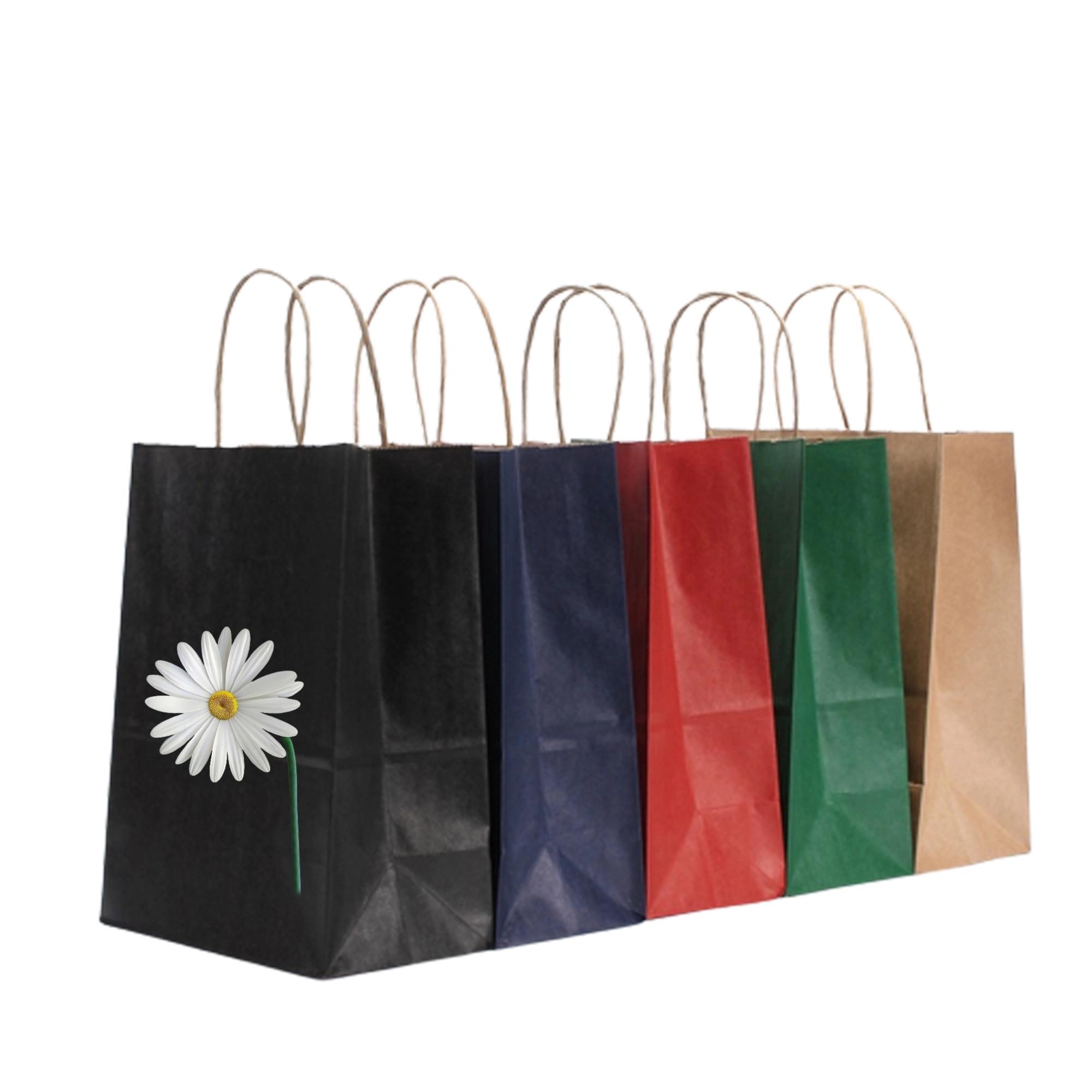 8.3"x4.3"x10.6" Paper Gift Bags with Handles 4