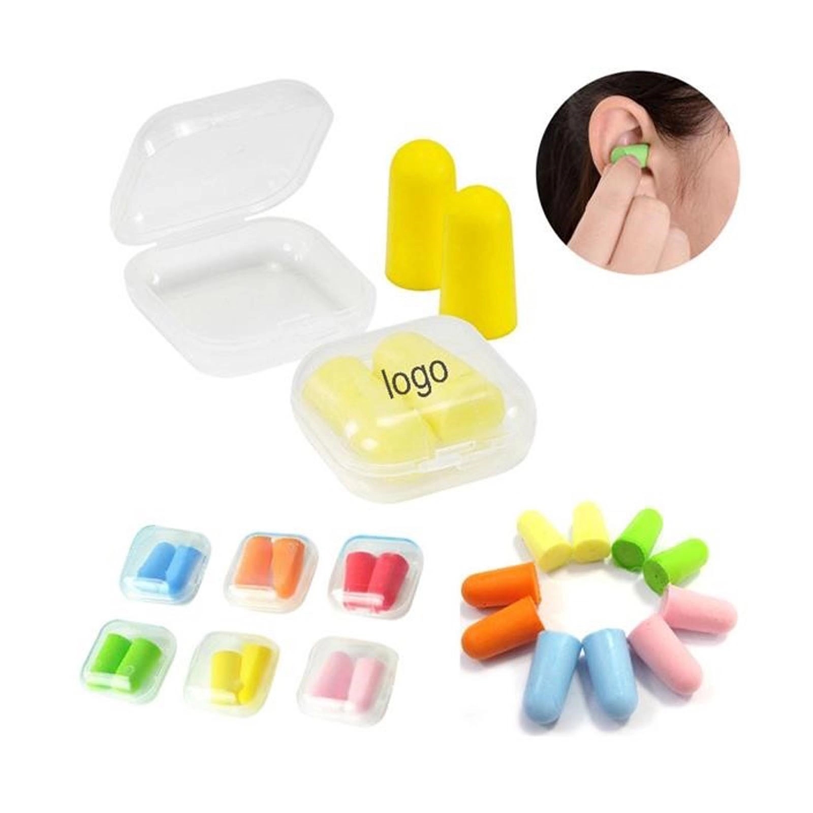 Travel ABS Swimming Rebounded Earplug 2