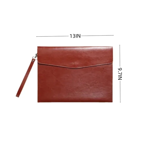 Stylish Business Tote - Water-Resistant Faux Leather 3