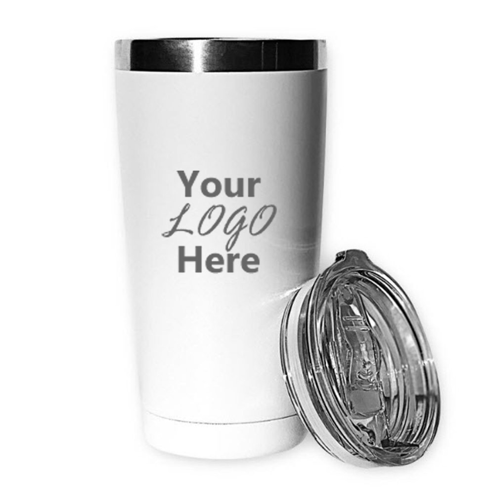 20 Oz. Travel Tumbler Double Insulated Stainless Steel with Closed Slider Lid 2