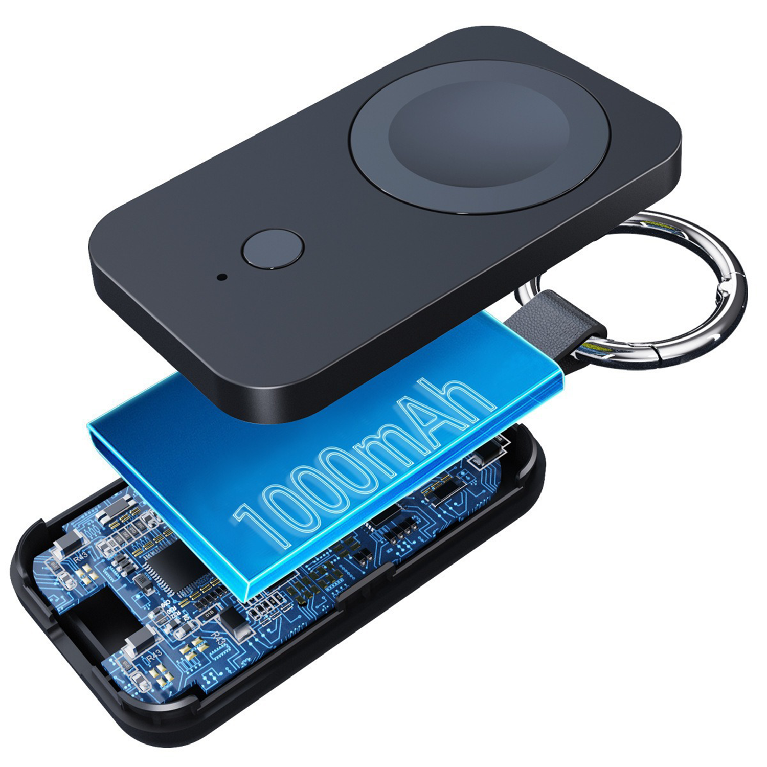 Portable Mini Magnetic Watch Rechargeable Battery 1
