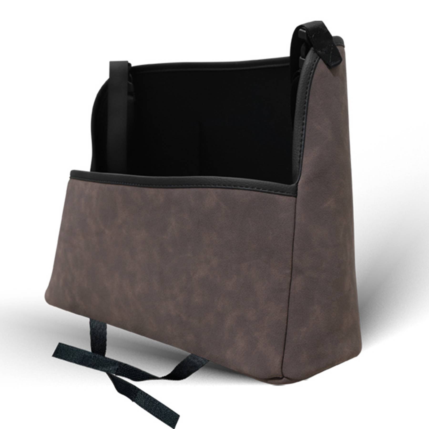 Genuine leather Car Handbag Holder Between Seats 8