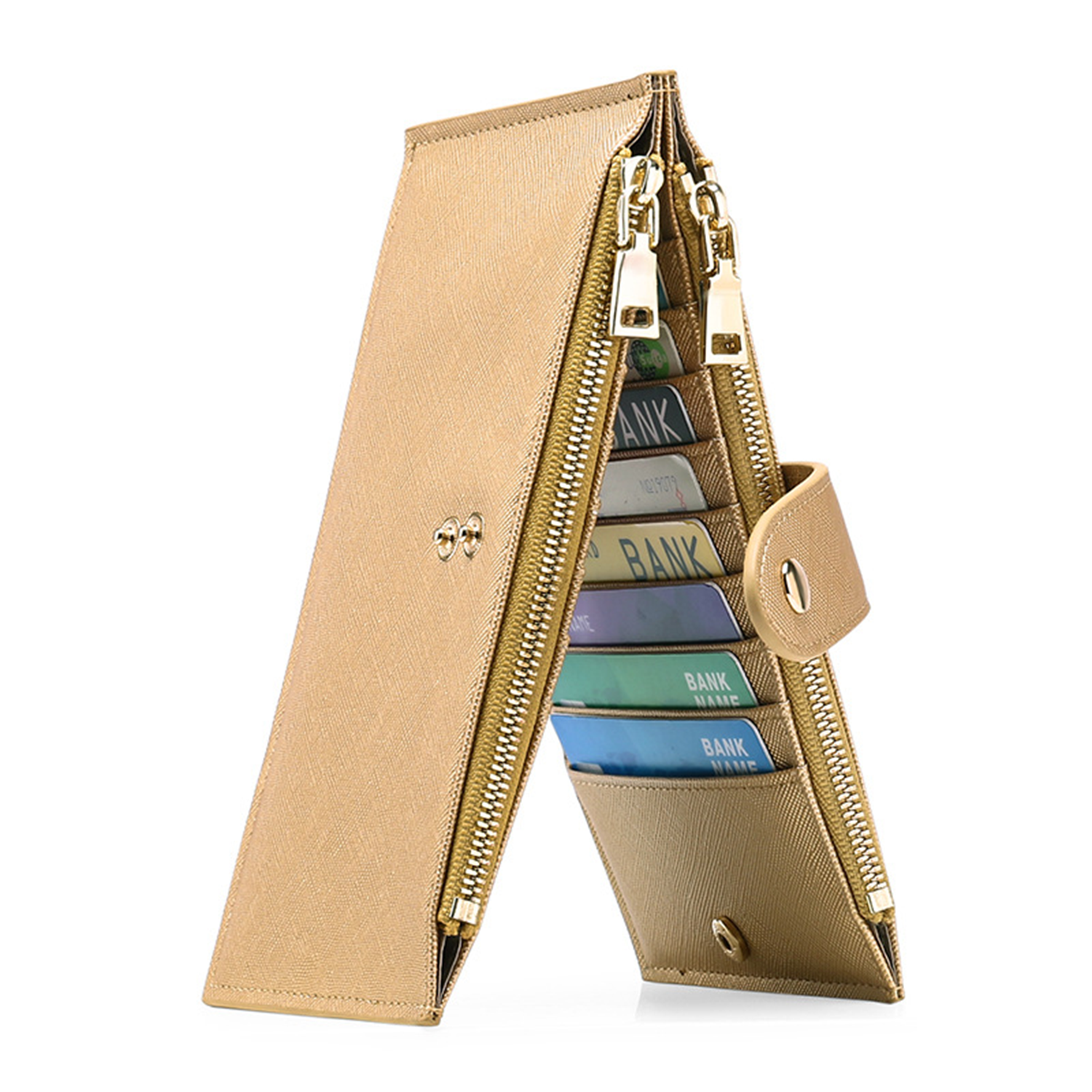 PU Leather Clutches Anti Theft Wallet For Womens 4