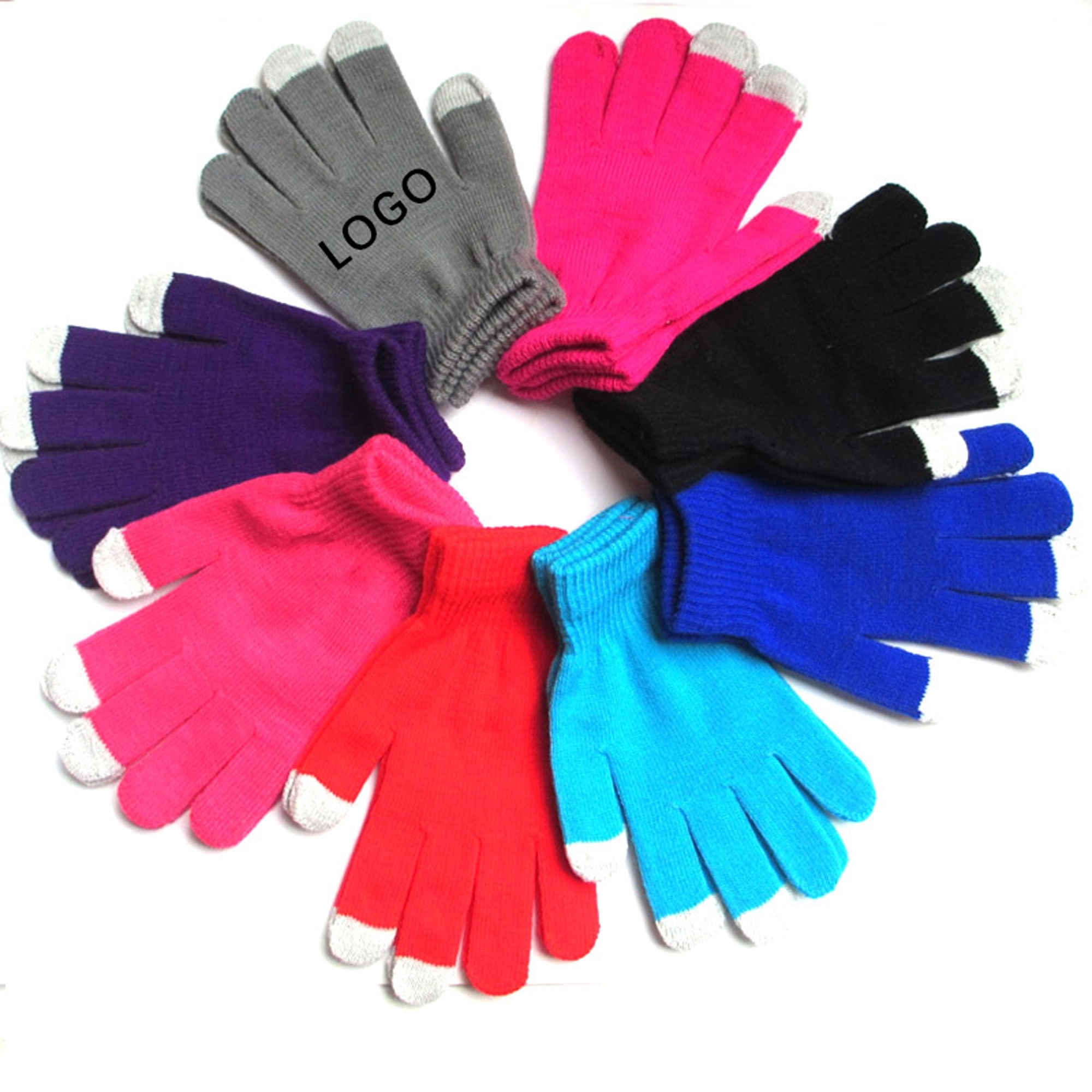 Knitted Touchscreen Mittens MOQ 100 Pairs 1