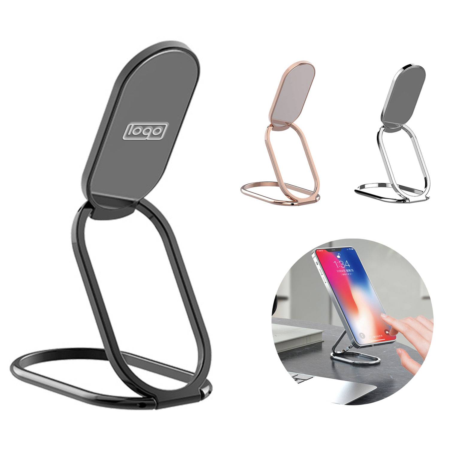 Metal Folding Back Sticker Phone Ring Holder 7
