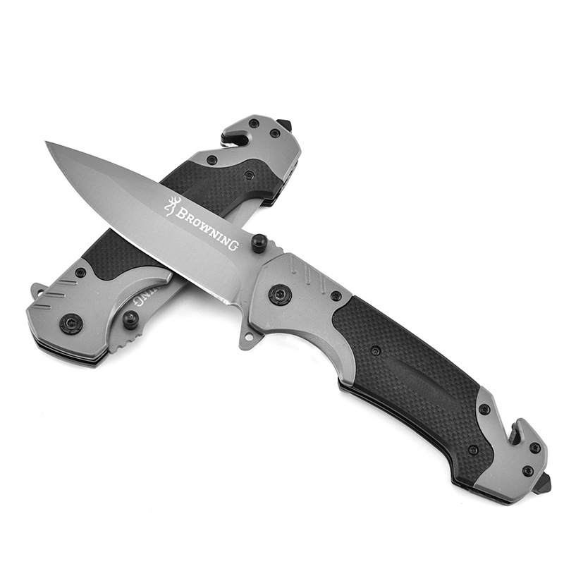 Stainless Steel Folding Pocket Knife with Strap Hole 6