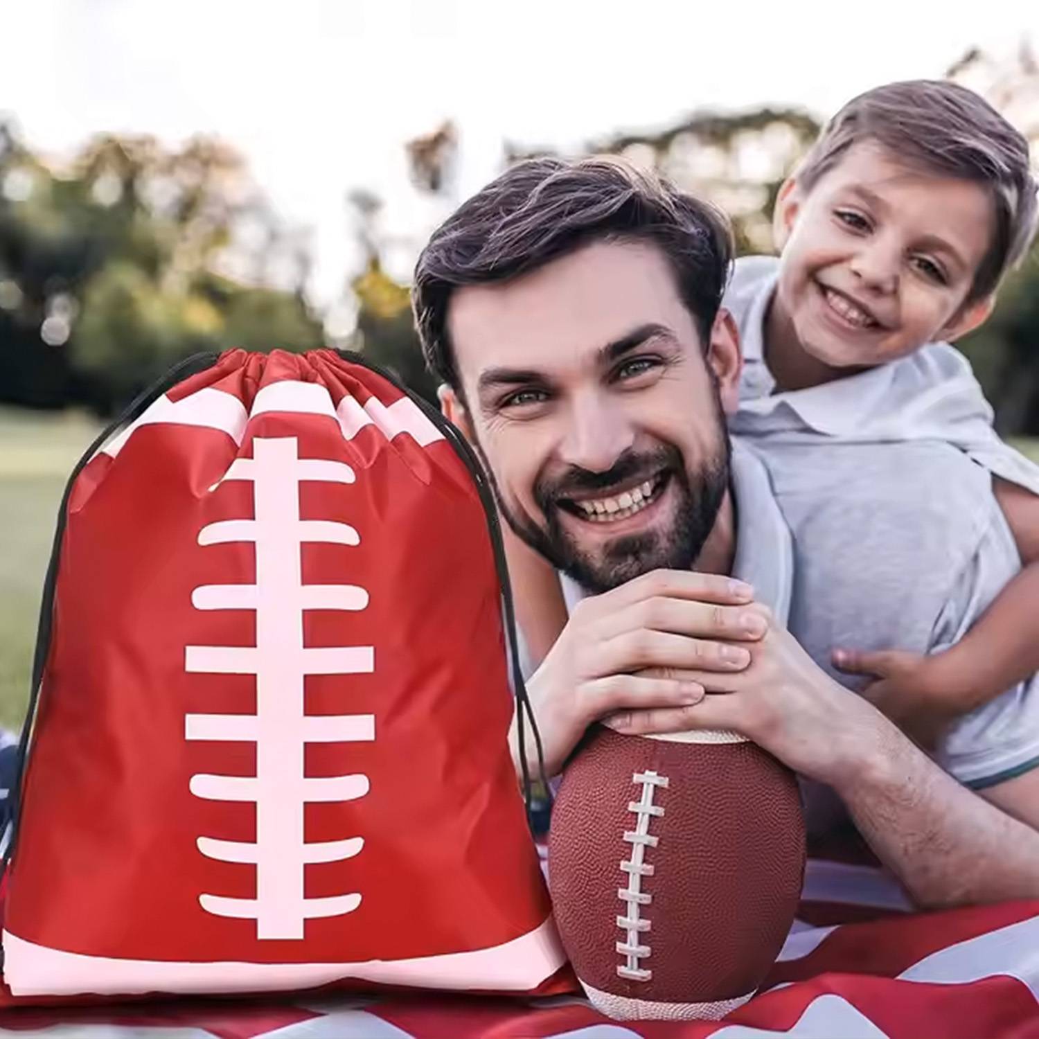 Large Sport Drawstring Bag - Football & Gym Gear Storage 3