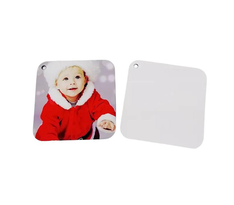 Square MDF Christmas Ornament 6