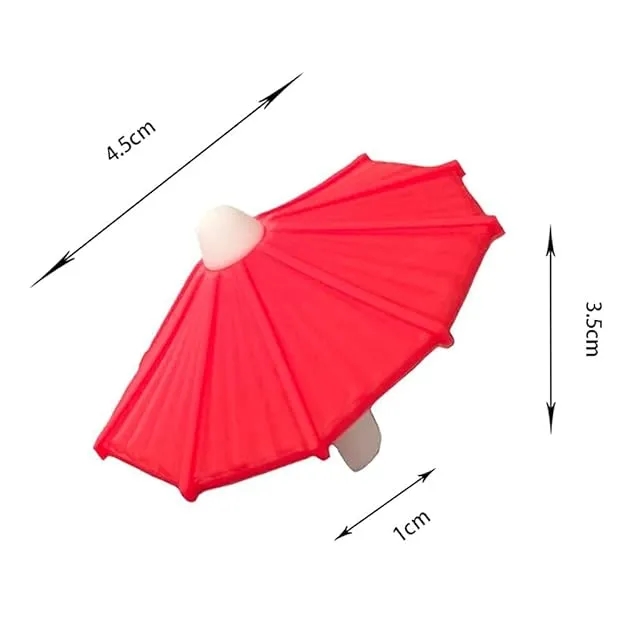 Silicone Umbrella Drink Markers 4