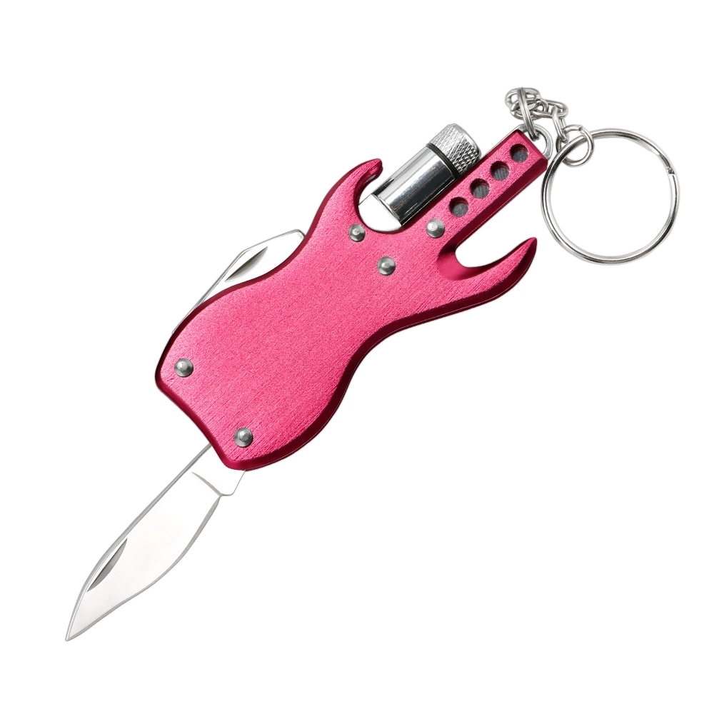 Mini combination pliers folding knife with LED lights Bottle 3