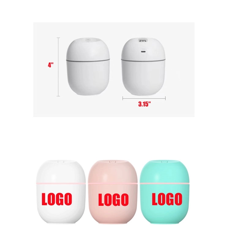 Custom Desktop Humidifier with Mini Fan+led Night Light 3