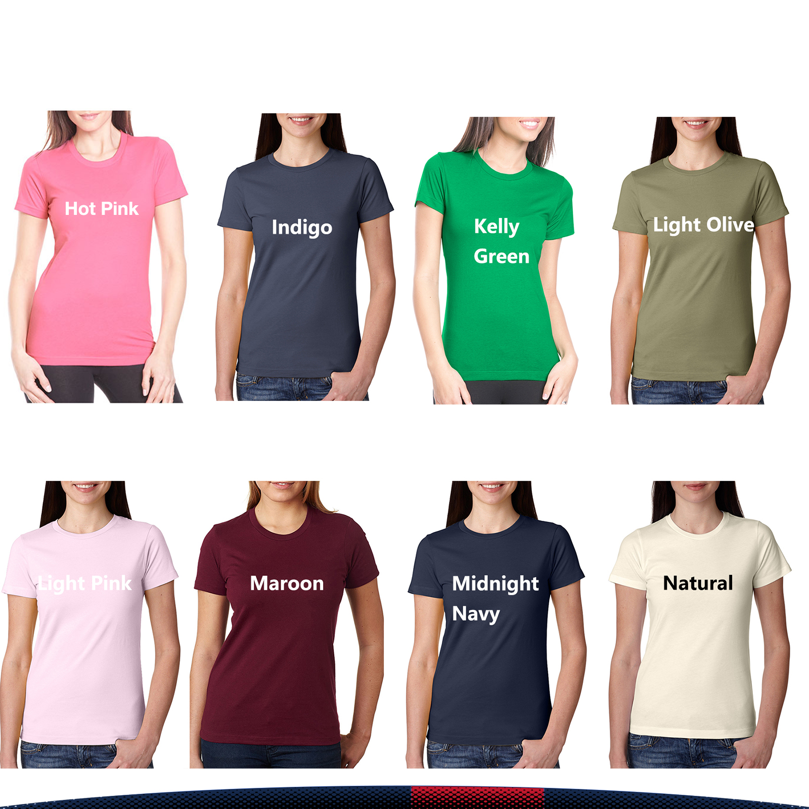 Next Level® 100% Cotton Ladies Boyfriend T-shirts 5