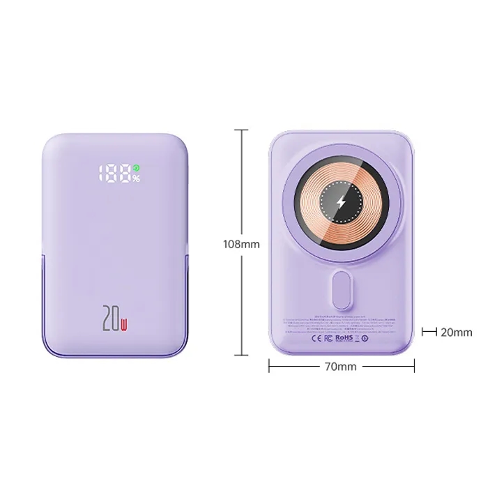 15W Magnetic Wireless Charging PD 20W Power Bank 3