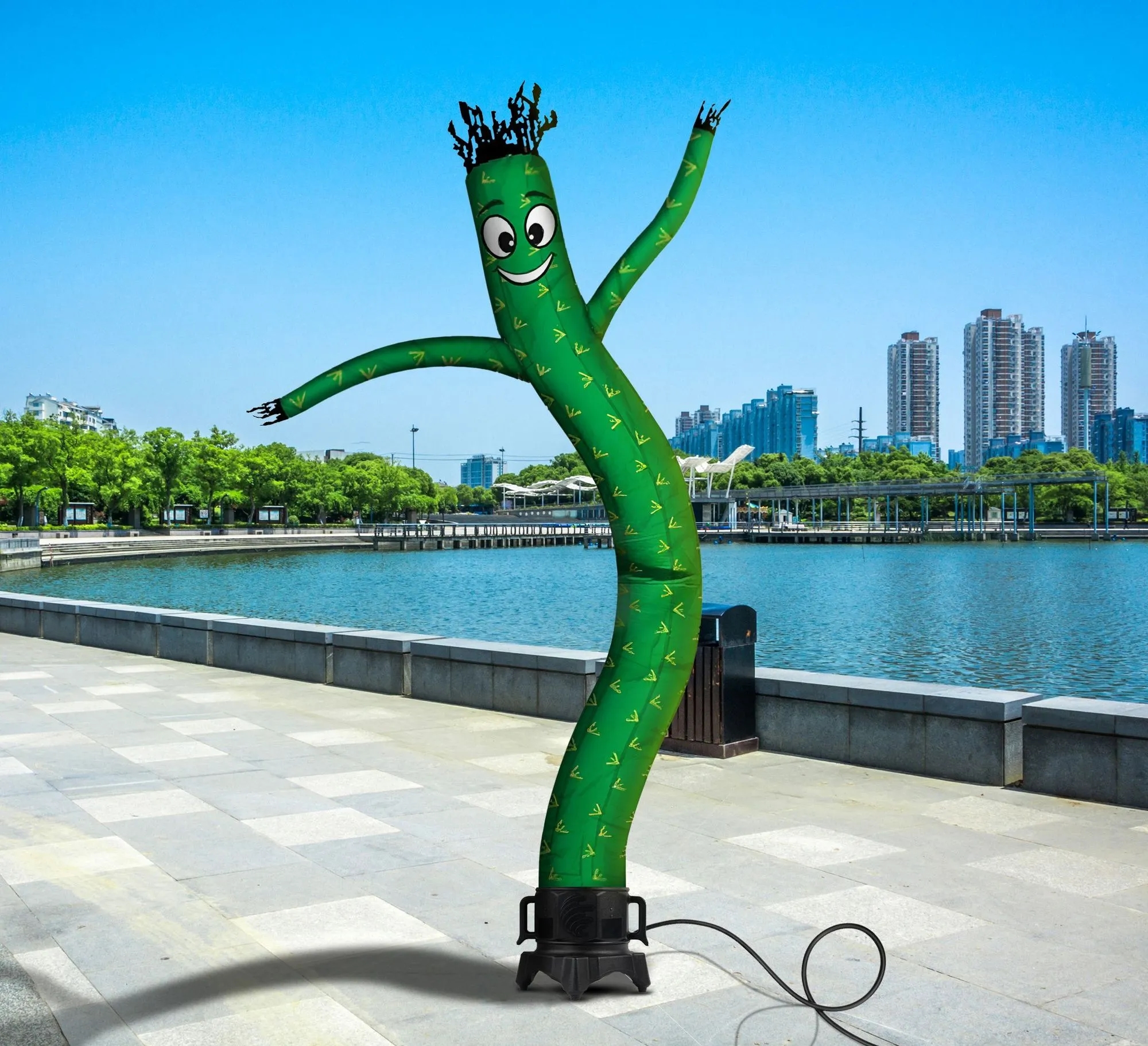 Cactus Inflatable Tube Man Character with Blower 9