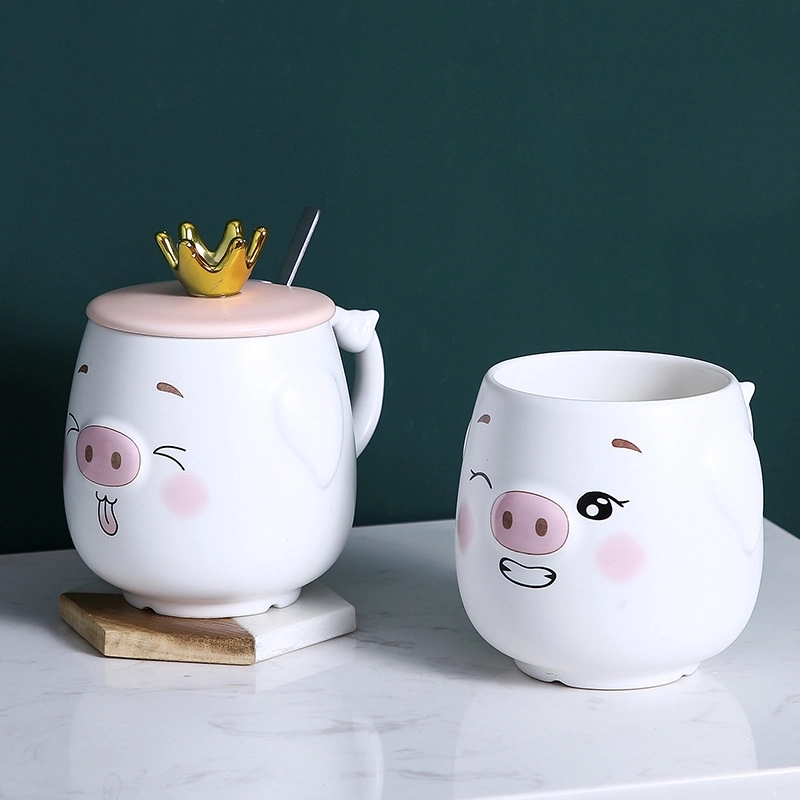 Custom 13 OZ Funny Novelty Pig Coffee Mug 6