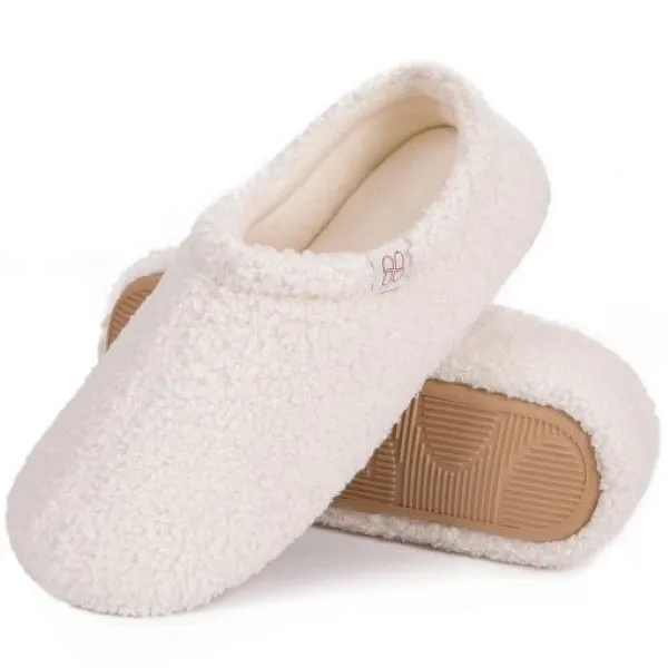 HomeTop Women's Cozy Memory Foam Loafer Slippers 2