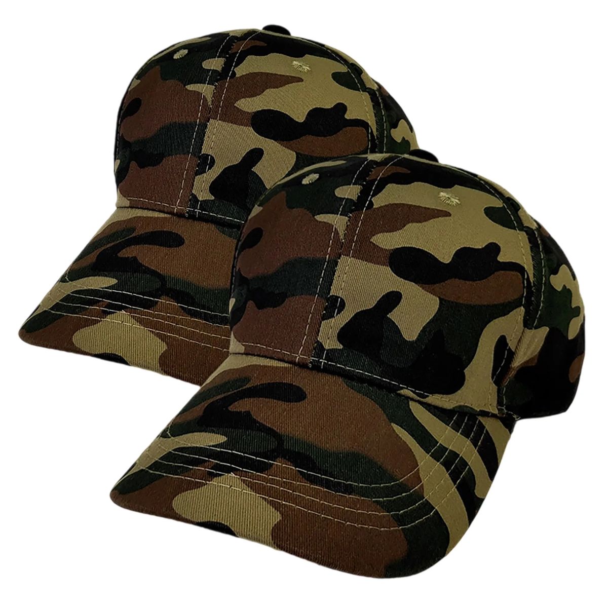 Classic Camouflage Cap with Adjustable Strap Cotton 3