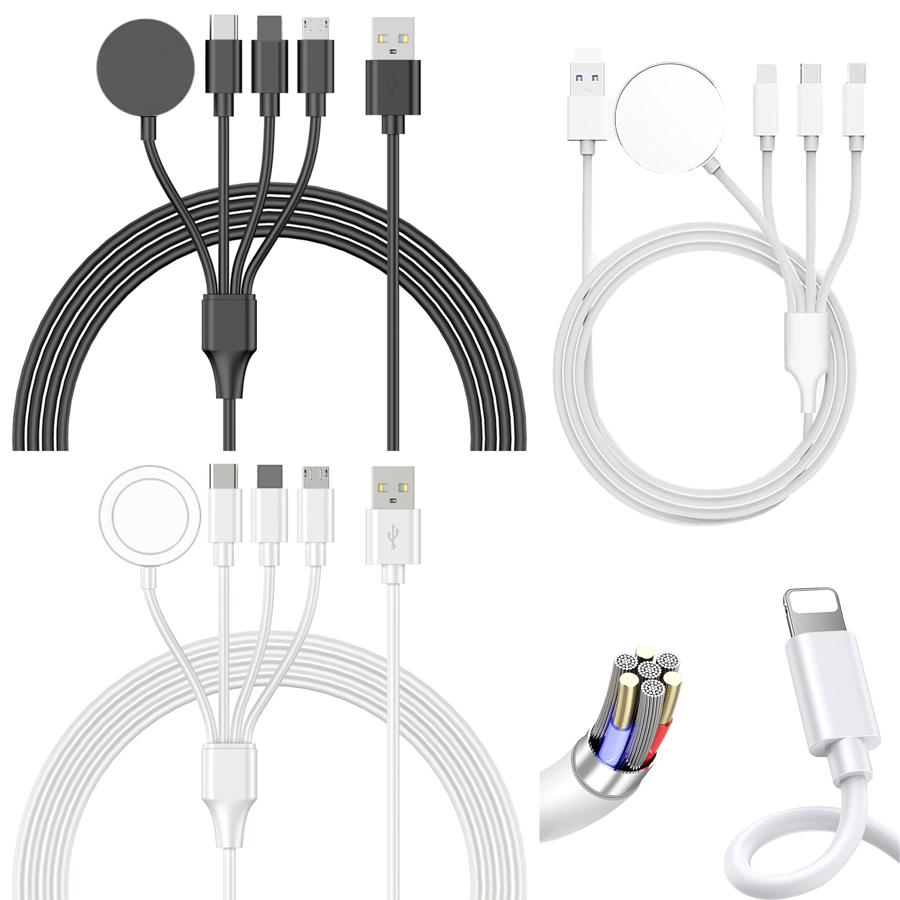 4 in 1 Portable Smart Charging Cable 2