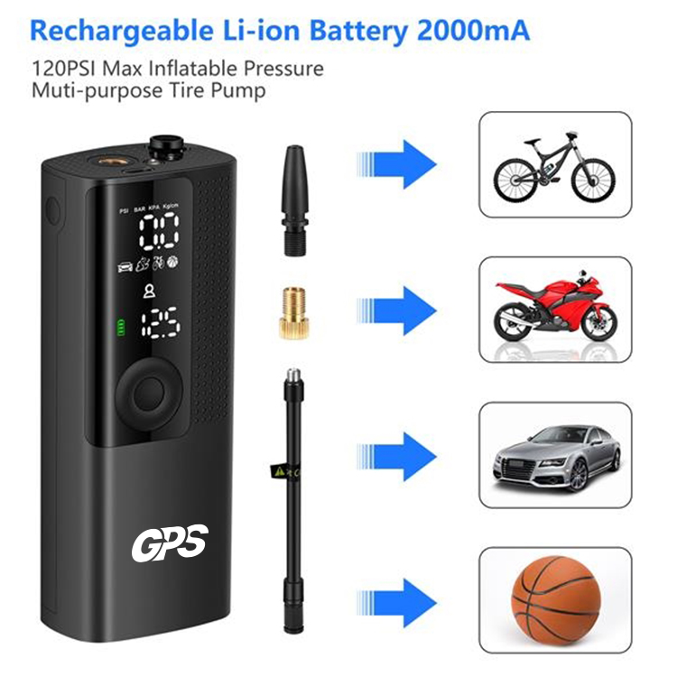 Mini Electric Tire Inflator Air Compressor 2