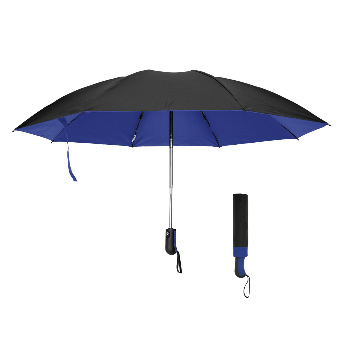 46" Arc Two-Tone rPET Inversion Umbrella 16