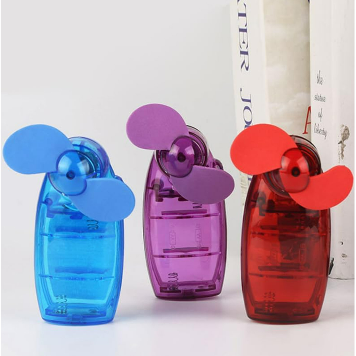 Mini Handheld Spray Fan with Soft Blades and Custom Logo 2
